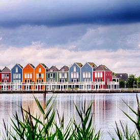 Regenboog huizen Houten van Henk Langerak