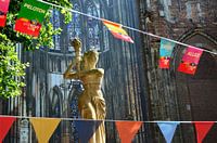 Tour de France in Utrecht bij de Dom