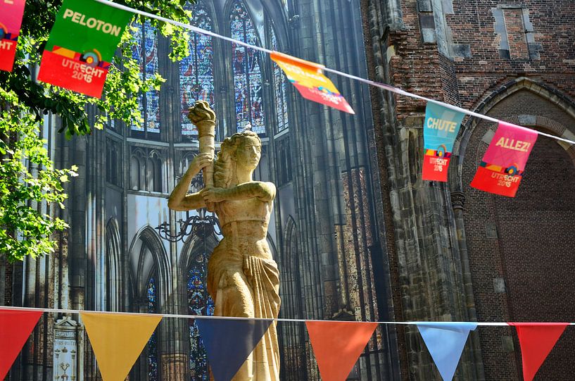 Tour de France in Utrecht bij de Dom von Aart Advocaat Fotografie - Imageplein.nl