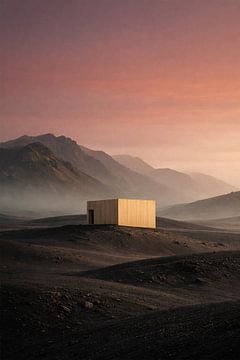 Nordische Wüstendünen – Minimalistische skandinavisch-aride Landschaftskunst