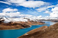Yamdrok lake in Tibet