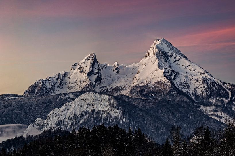 Watzmann bei Sonnenaufgang von Dieter Meyrl