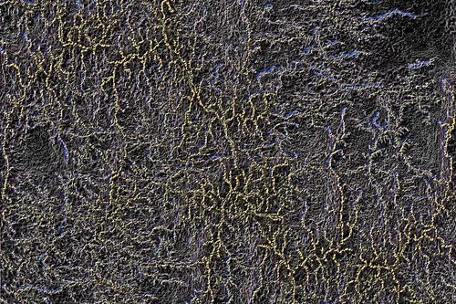 Frozen Flashes At Night Abstract