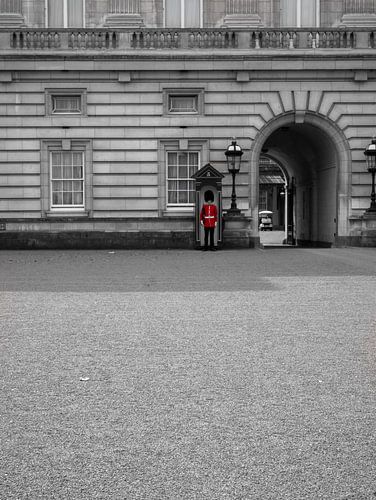 De wacht bij Buckingham Palace