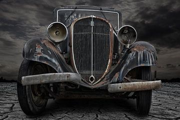roestige vintage auto van Joachim G. Pinkawa