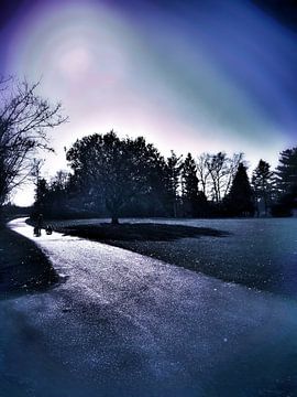 Spaziergang im Park von Elo Mars