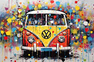 Volkswagen hippie bus by Imagine