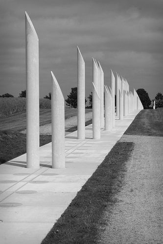 Jelling palisade monument, Jutland, Denmark