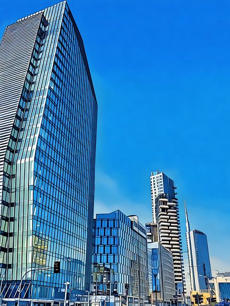 Moderne Wolkenkratzer im Stadtbild von Sergio Pazzano