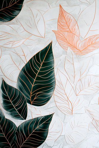 Decorative leaf pattern