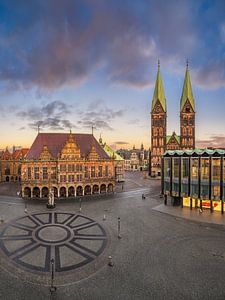 Marktplatz von Bremen, Deutschland von Michael Abid