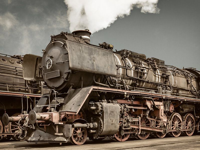 Les anciennes locomotives par Martin Bergsma