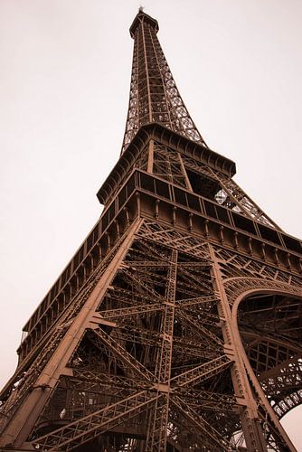 Eiffelturm in Sepia