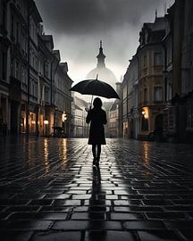Rain in the city