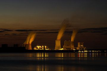 Bruinkoolgestookte elektriciteitscentrale Boxberg in Lausitz 3 van Holger Spieker
