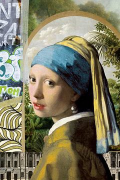 Girl with the Pearl Earring - The Mash-Up by Marja van den Hurk