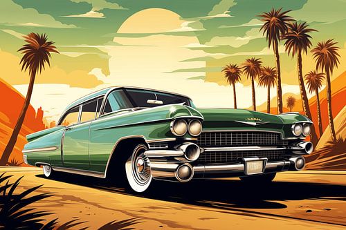 Illustration eines Cadillacs