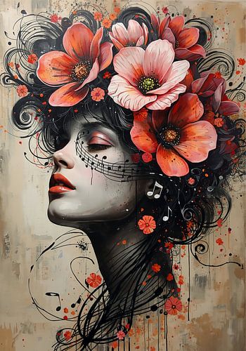 Les femmes et les fleursLes femmes et les fleurs