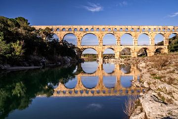 Pont du Gard in Frankrijk van Achim Thomae