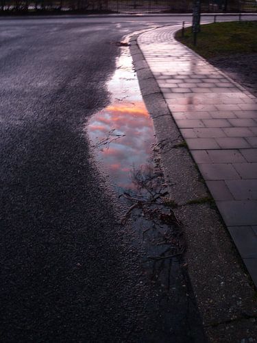 Zonsondergang in Heusden 
