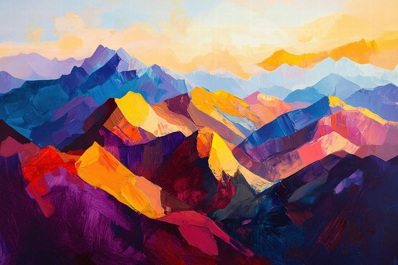 Mountain landscape by Poster Art Shop