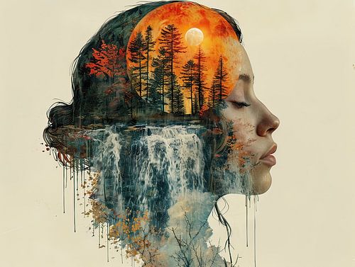 Natur Scherenschnitt 590 | Traum