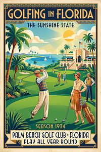 Golf in Florida Palm Beach 1934
