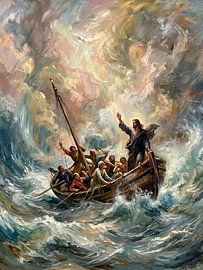 De storm tot bedaren brengen: Jezus op de woeste zee