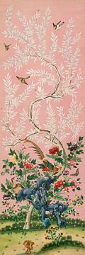 Chinoiserie Scenic,Bird flower wall art i
