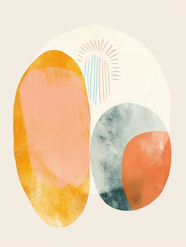 Bohème, moderne und abstrakte Formen