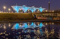 Utrecht Leidsche Rijn busstation by night