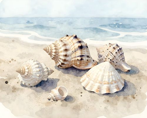 Shells on the seashore