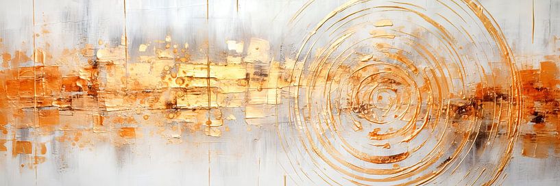 ABSTRAKTE KUNST Hitzewelle von Melanie Viola
