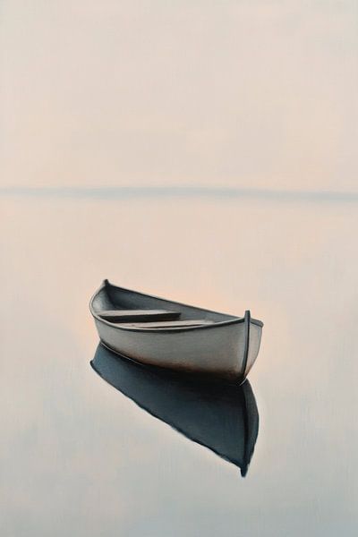 Promenade en bateau solitaire par Poster Art Shop