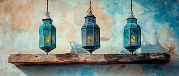 Shimmering lanterns by Poster Art Shop