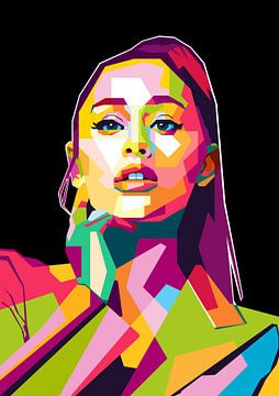 Ariana Grande pop art van amex Dares