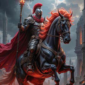 IGNYRIOS – Der Ritter mit der Feuerlanze auf seinem Pferd von INFERAURUM