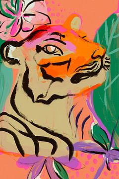 Tiger In Jungle by Treechild