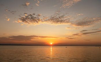 Sonnenuntergang am Bodensee