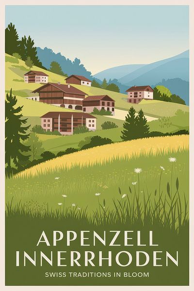 Appenzell Innerrhoden by Poster Art Shop