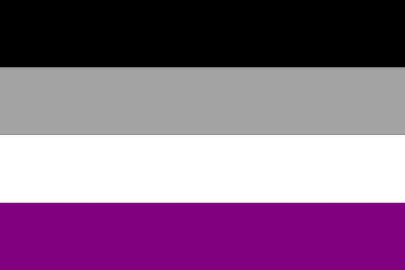 Asexual Flag' van Bear Necessities