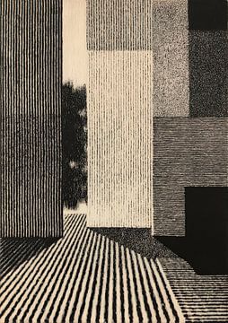 Architecturale abstractie in lijnen