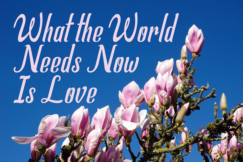 What the World Needs Now Is Love von Berthold Werner