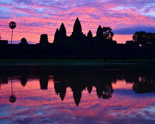 Sonnenaufgang am Angkor Wat