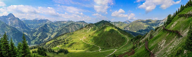 Panorama mountain landscape by Thomas Heitz