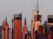Skyline, City art, Bronx. van SydWyn Art thumbnail