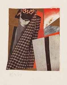 Kurt Schwitters - Ohne Titel (but but), Merzzeichnung (1947)