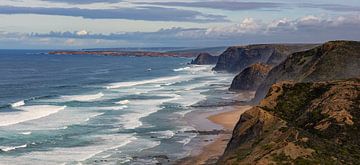 Portuguese coastline in Algarve by Adelheid Smitt