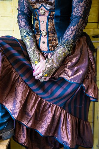 Steampunk jurk van Gé Klein Wolterink