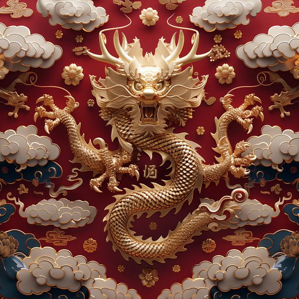 Chinese motif by de-nue-pic